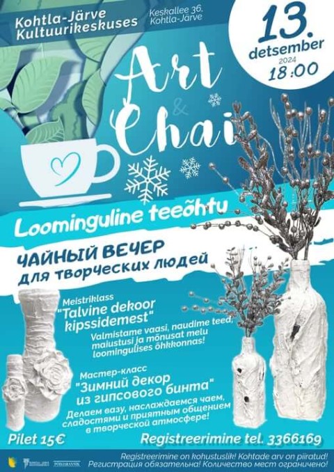 Loominguline teeõhtu "ART & CHAI"