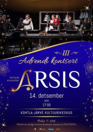 3. Advendi kontsert. Käsikellade ansambel ARSIS.