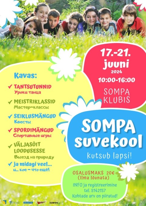 SOMPA SUVEKOOL kutsub lapsi!