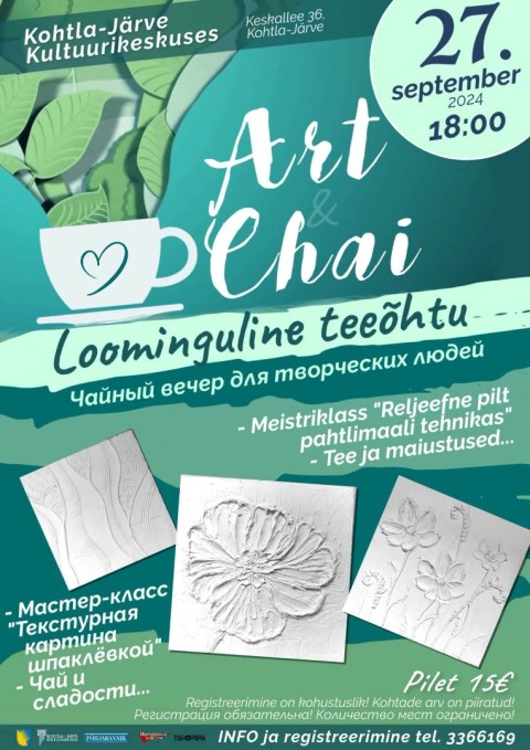Loominguline teeõhtu "ART & CHAI"