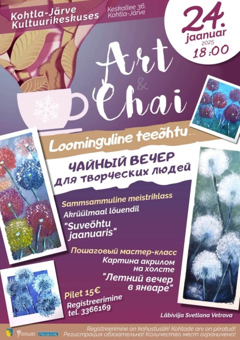 Loominguline teeõhtu "ART & CHAI"