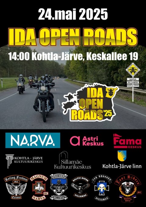Открытие нового мотосезона в Ида-Вирумаа IDA OPEN ROADS 2025