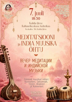 India muusika ja meditatsiooni õhtu