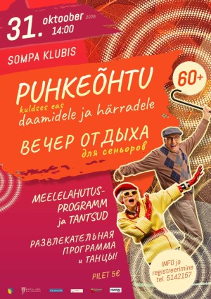 Puhkeõhtu kuldses eas daamidele ja härradele