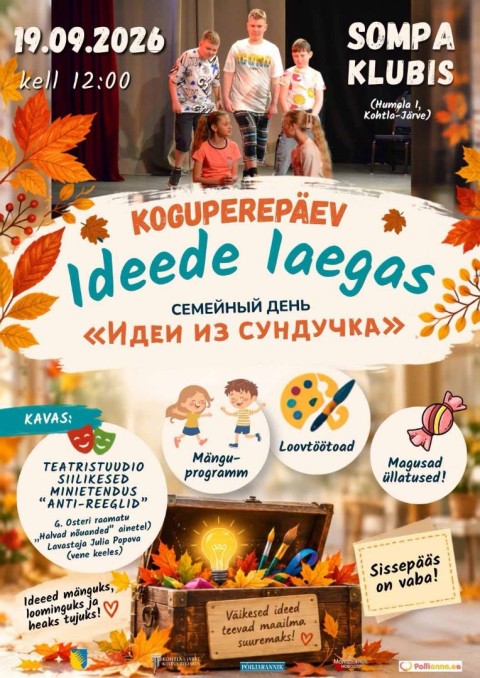 KOGUPEREPÄEV „Ideede laegas“